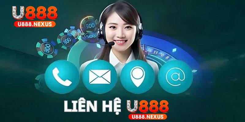 Liên hệ U888 với dịch vụ CSKH tận tâm 24/7